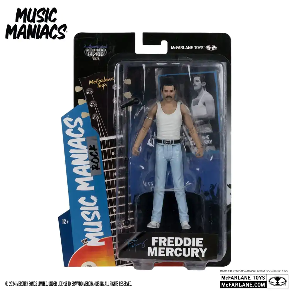 Music Maniacs Rock Action Figure Freddie Mercury 15 cm termékfotó