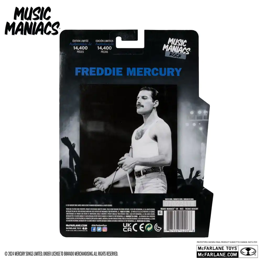 Music Maniacs Rock Action Figure Freddie Mercury 15 cm termékfotó