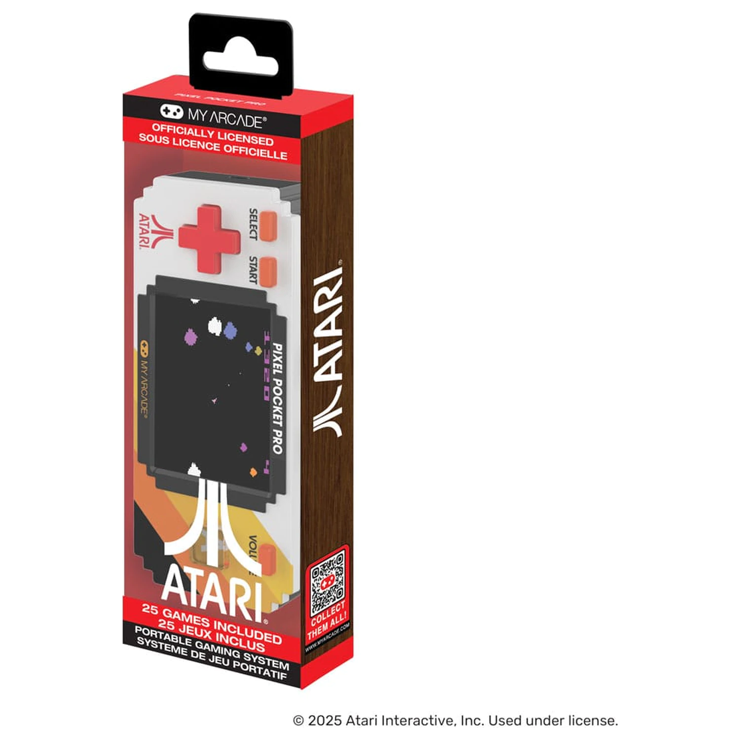 My Arcade Atari Portable Gaming System Pixel Pocket Pro   product photo