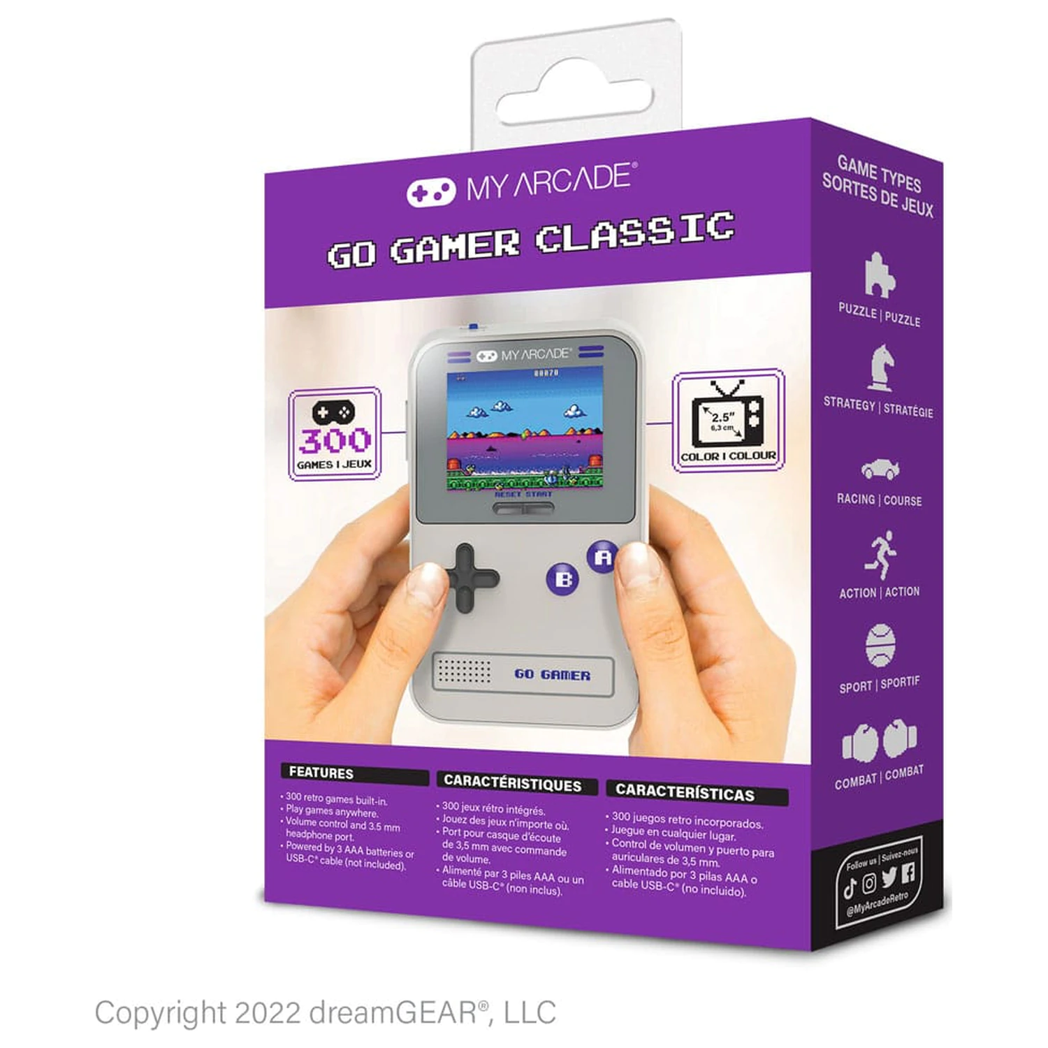 My Arcade Portable Gaming System Go Gamer Classic  product photo