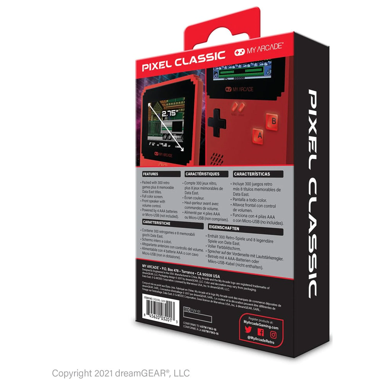 My Arcade Portable Gaming System Pixel Classic  product photo