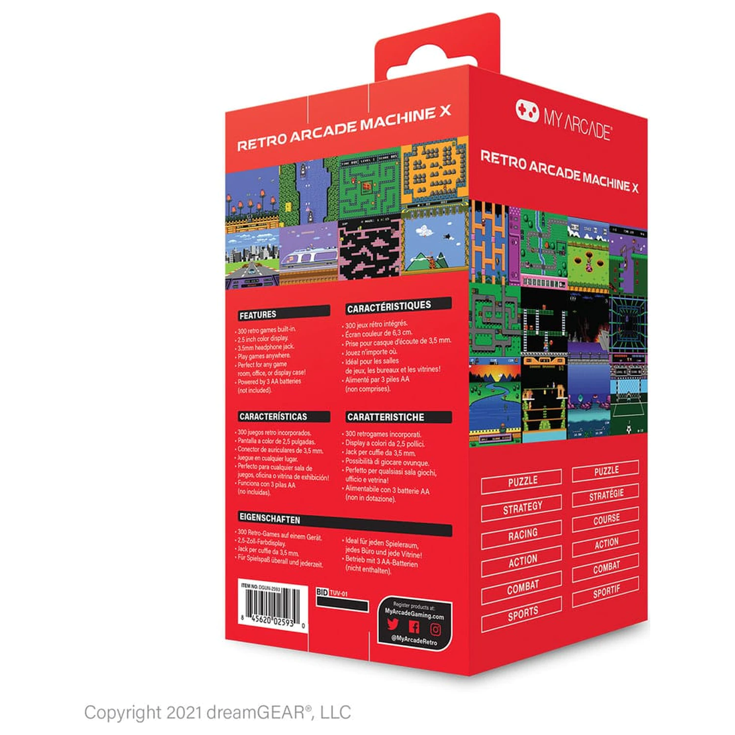 My Arcade Portable Gaming System Retro Arcade Machine X  product photo