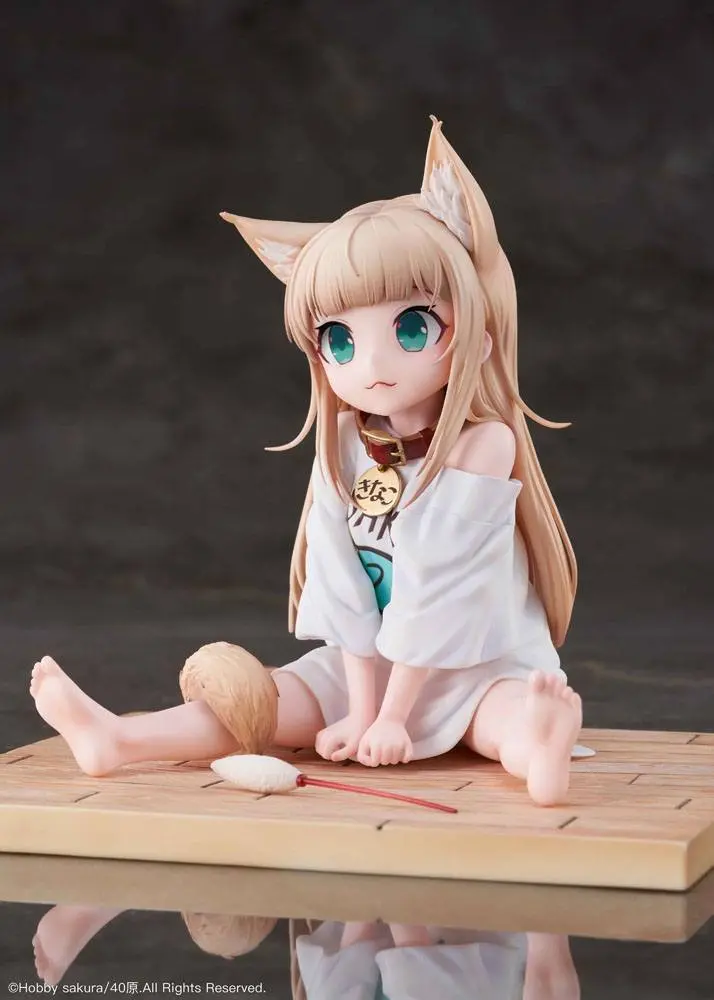 My Cat Is a Kawaii Girl PVC Statue 1/6 Kinako Sitting Fish Ver. Deluxe Version 14 cm product photo
