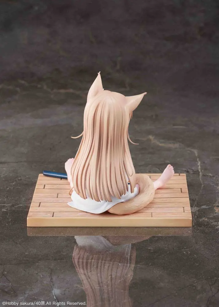 My Cat Is a Kawaii Girl PVC Statue 1/6 Kinako Sitting Fish Ver. 14 cm product photo