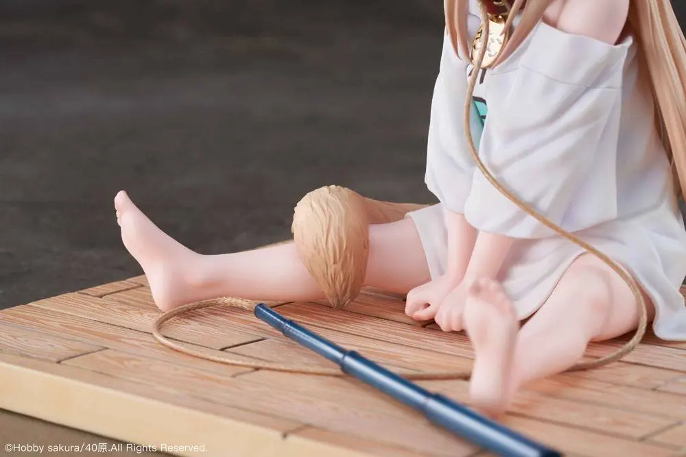 My Cat Is a Kawaii Girl PVC Statue 1/6 Kinako Sitting Fish Ver. 14 cm product photo