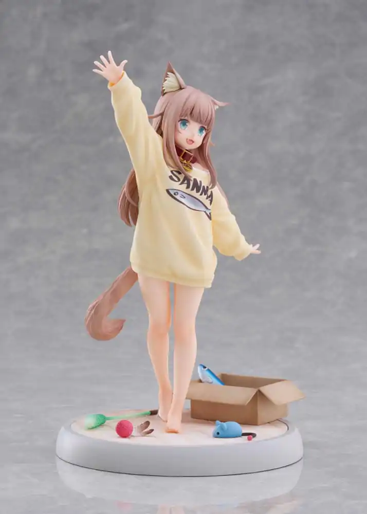 My Cat Is a Kawaii Girl Statue 1/6 Kinako Play With Ver. AmiAmi 21 cm product photo