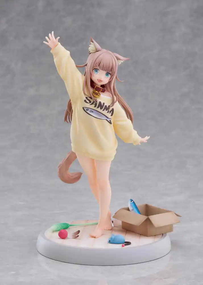 My Cat Is a Kawaii Girl Statue 1/6 Kinako Play With Ver. AmiAmi 21 cm product photo