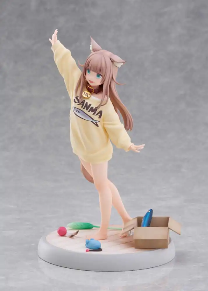 My Cat Is a Kawaii Girl Statue 1/6 Kinako Play With Ver. AmiAmi 21 cm product photo