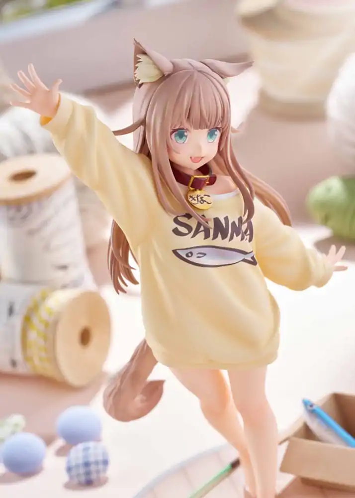 My Cat Is a Kawaii Girl Statue 1/6 Kinako Play With Ver. AmiAmi Limited Edition 21 cm product photo