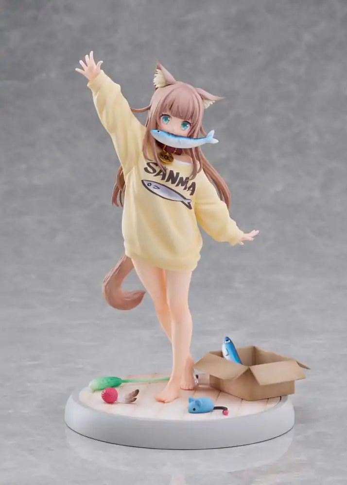 My Cat Is a Kawaii Girl Statue 1/6 Kinako Play With Ver. AmiAmi Limited Edition 21 cm product photo