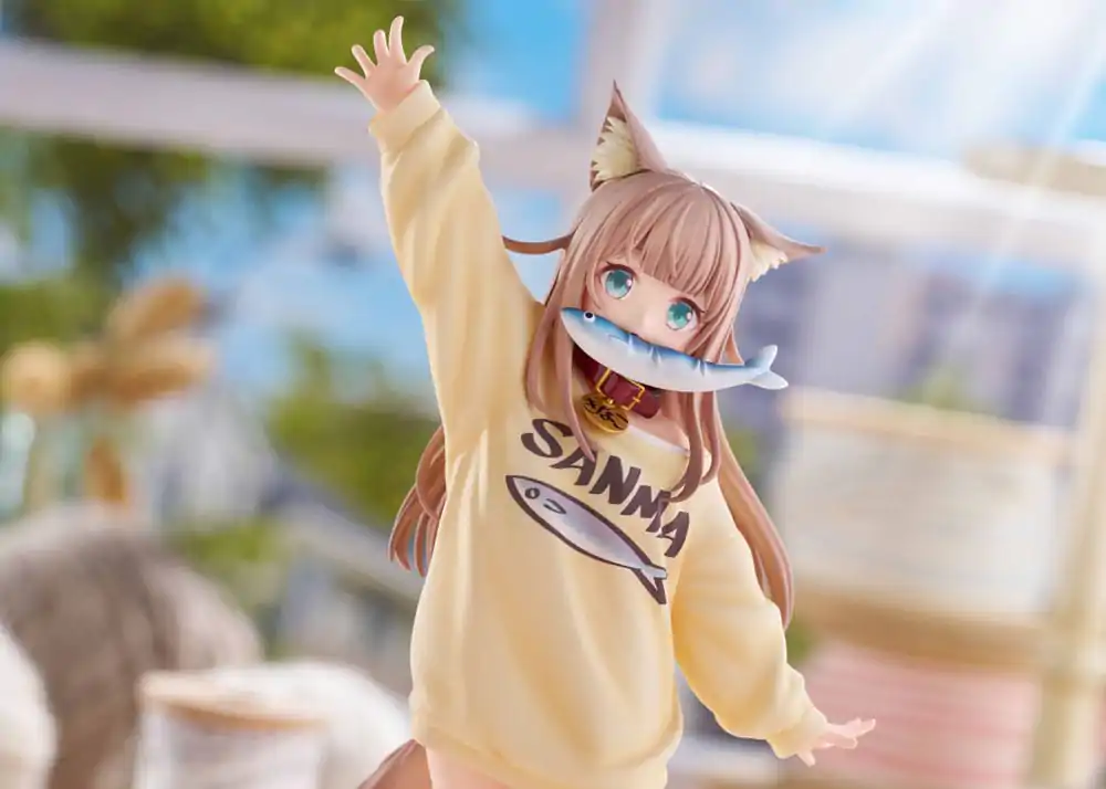 My Cat Is a Kawaii Girl Statue 1/6 Kinako Play With Ver. AmiAmi Limited Edition 21 cm product photo
