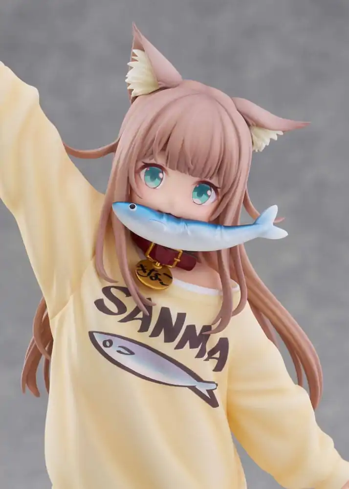 My Cat Is a Kawaii Girl Statue 1/6 Kinako Play With Ver. AmiAmi Limited Edition 21 cm product photo