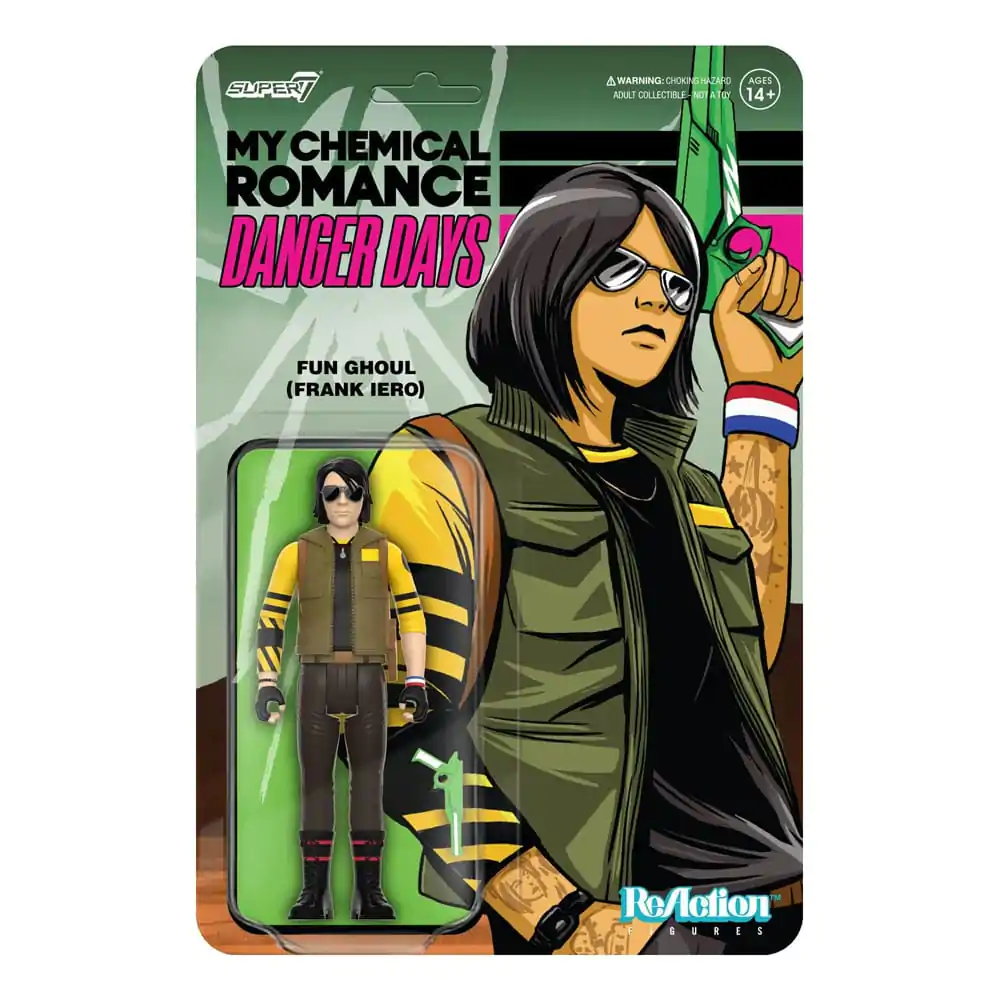 My Chemical Romance ReAction Action Figure Wave 01 (Danger Days) Fun Ghoul (Unmasked) 10 cm product photo