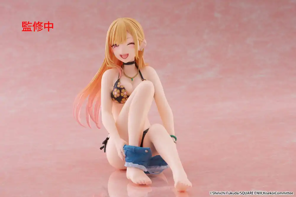 My Dress-Up Darling PVC Statue Desktop Cute Figure Marin Kitagawa Measured Swimsuit Ver. 13 cm product photo