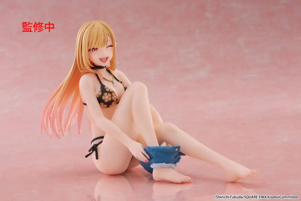 My Dress-Up Darling PVC Statue Desktop Cute Figure Marin Kitagawa Measured Swimsuit Ver. 13 cm product photo