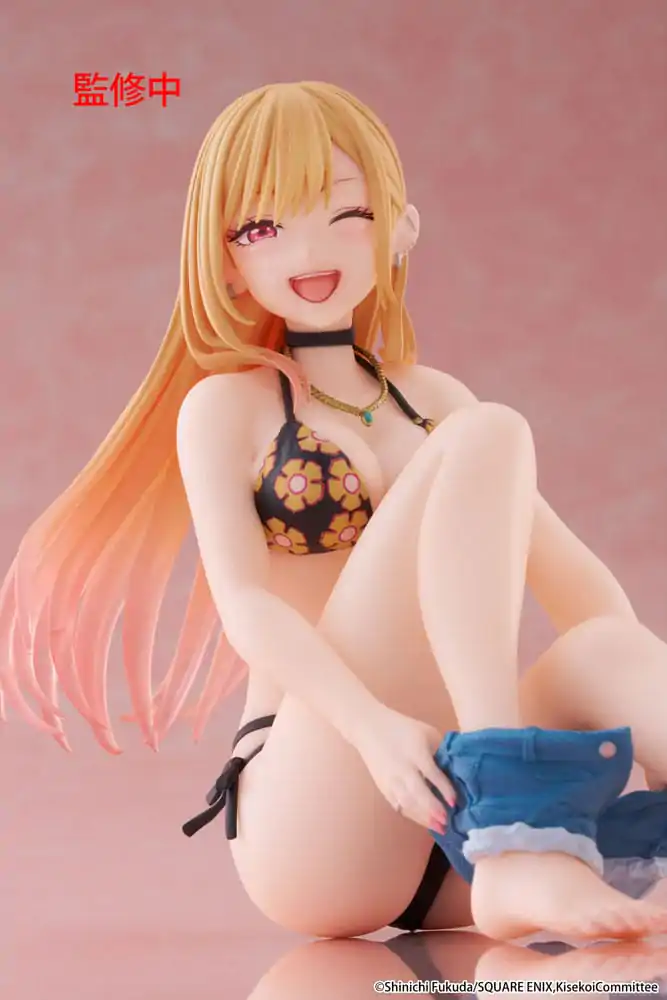 My Dress-Up Darling PVC Statue Desktop Cute Figure Marin Kitagawa Measured Swimsuit Ver. 13 cm product photo