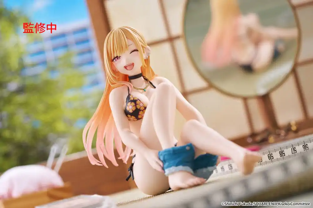 My Dress-Up Darling PVC Statue Desktop Cute Figure Marin Kitagawa Measured Swimsuit Ver. 13 cm product photo