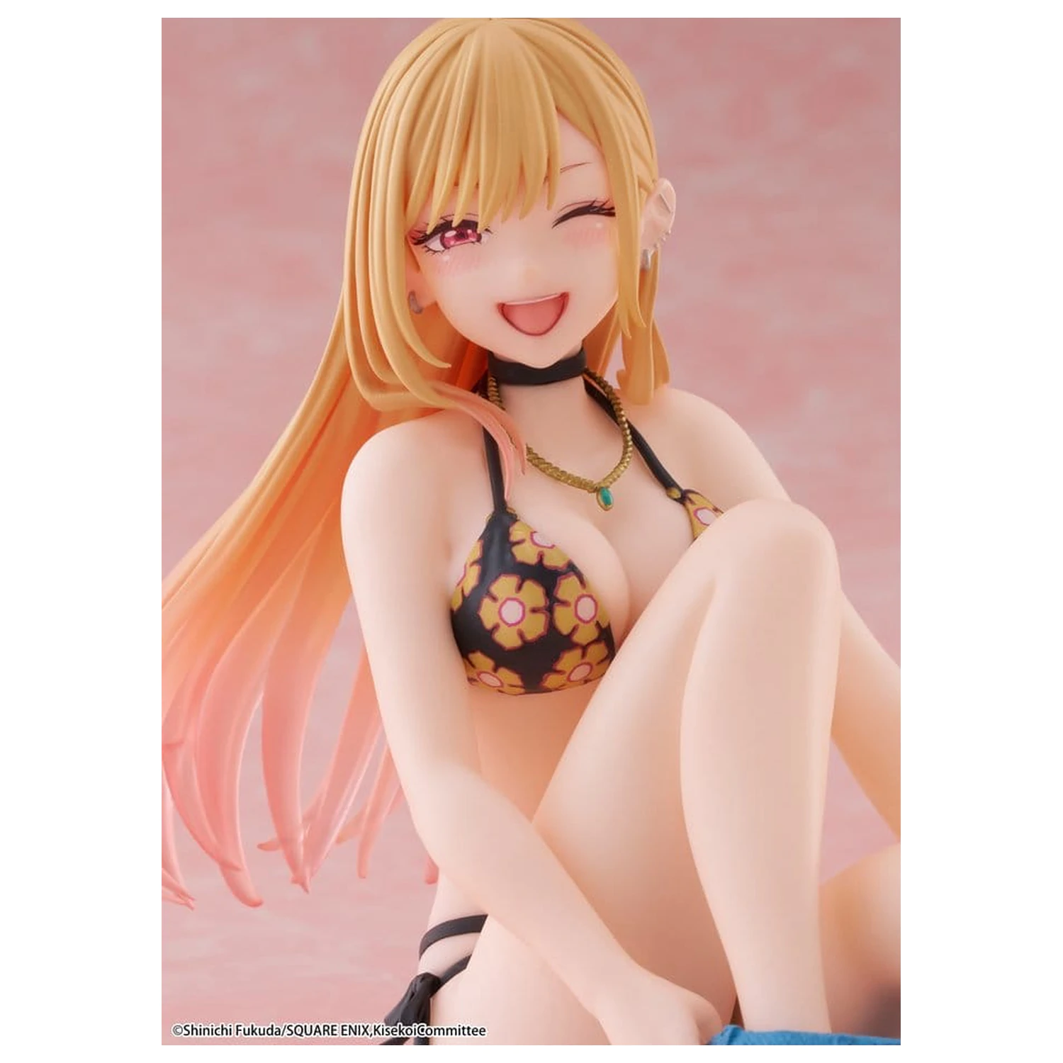 My Dress-Up Darling Desktop Cute PVC Figure Marin Kitagawa (Measured Swimsuit Ver.) Reissue 13 cm product photo