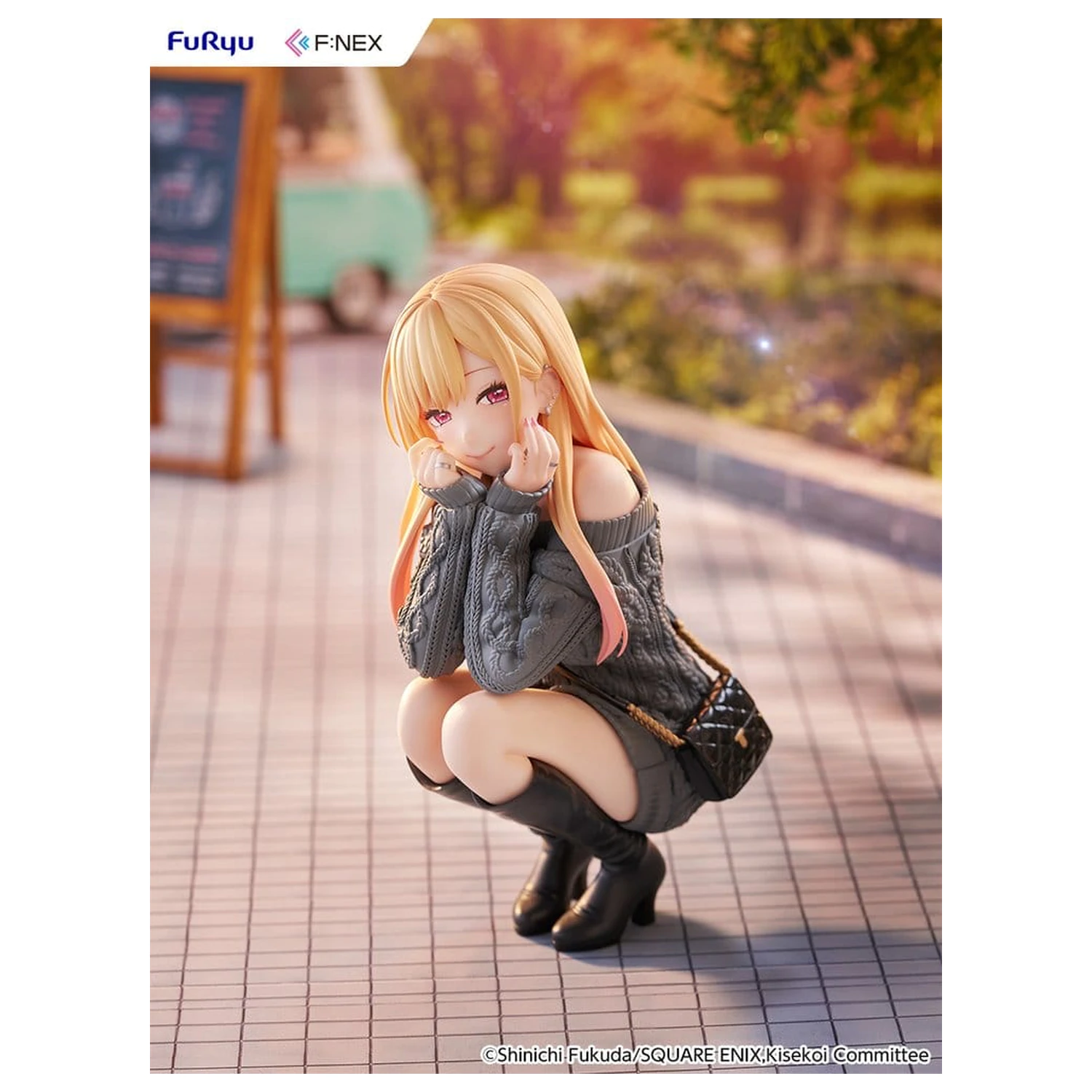 My Dress-Up Darling F:NEX PVC Figure 1/6 Marin Kitagawa knit Ver. 16 cm product photo