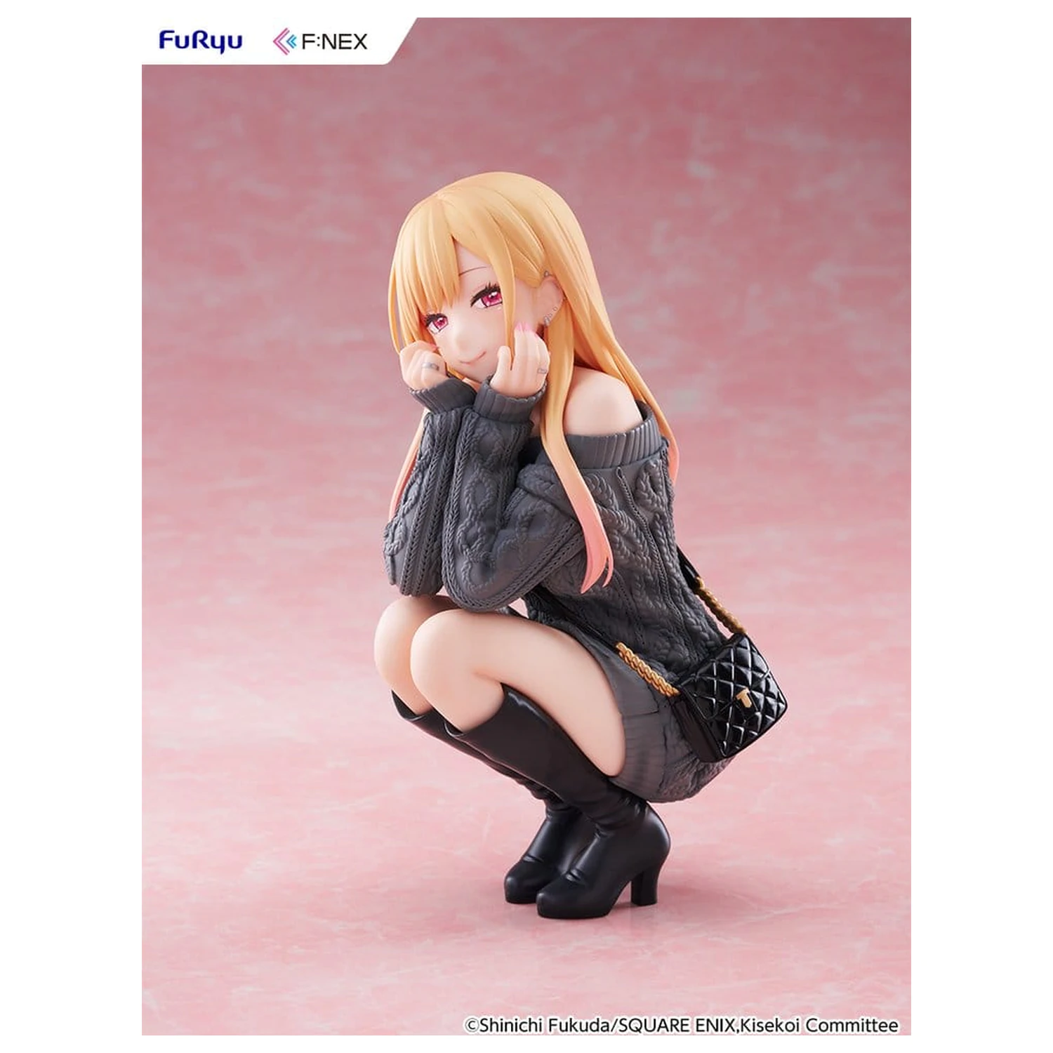 My Dress-Up Darling F:NEX PVC Figure 1/6 Marin Kitagawa knit Ver. 16 cm product photo