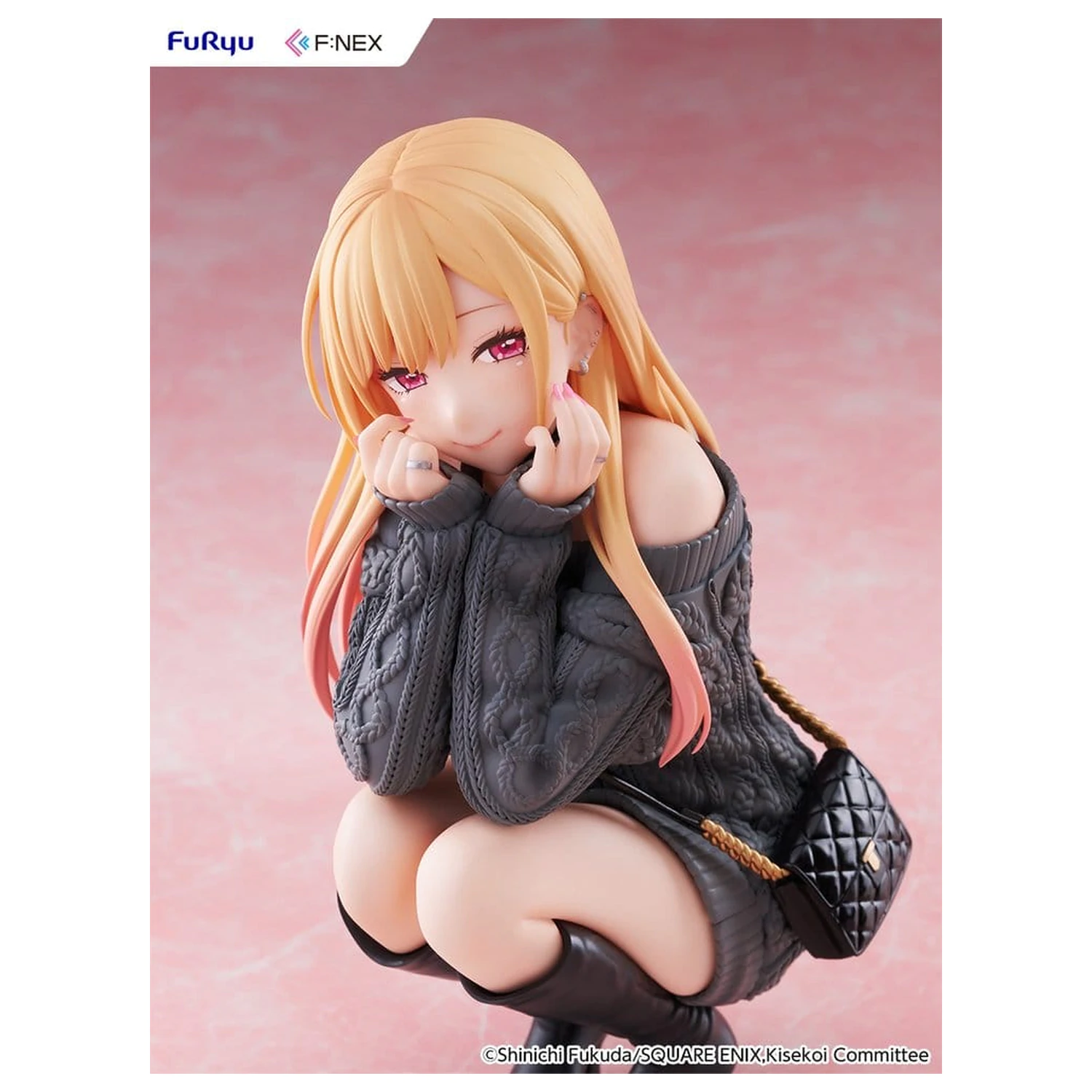 My Dress-Up Darling F:NEX PVC Figure 1/6 Marin Kitagawa knit Ver. 16 cm product photo