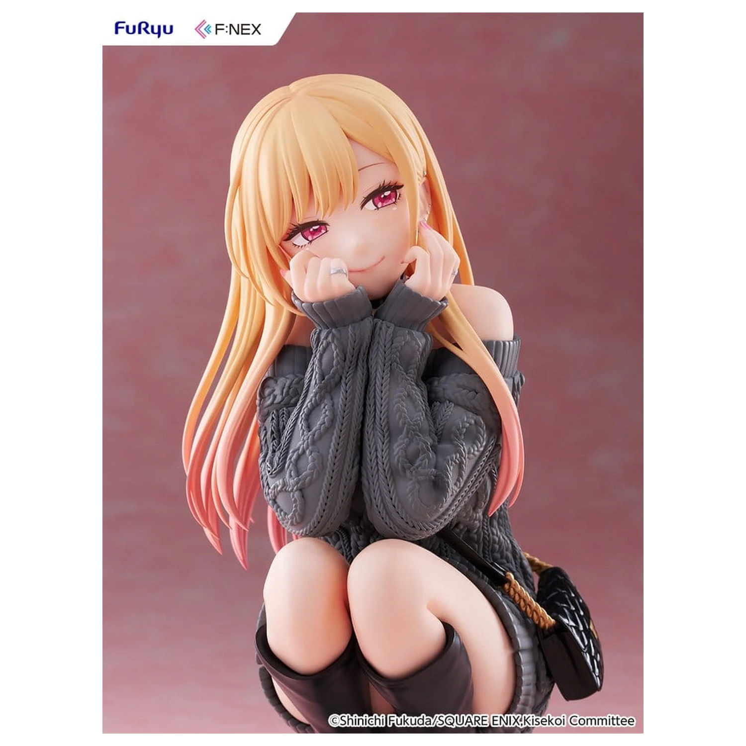 My Dress-Up Darling F:NEX PVC Figure 1/6 Marin Kitagawa knit Ver. 16 cm product photo