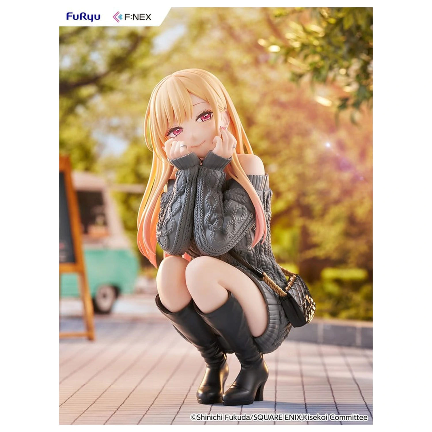 My Dress-Up Darling F:NEX PVC Figure 1/6 Marin Kitagawa knit Ver. 16 cm product photo