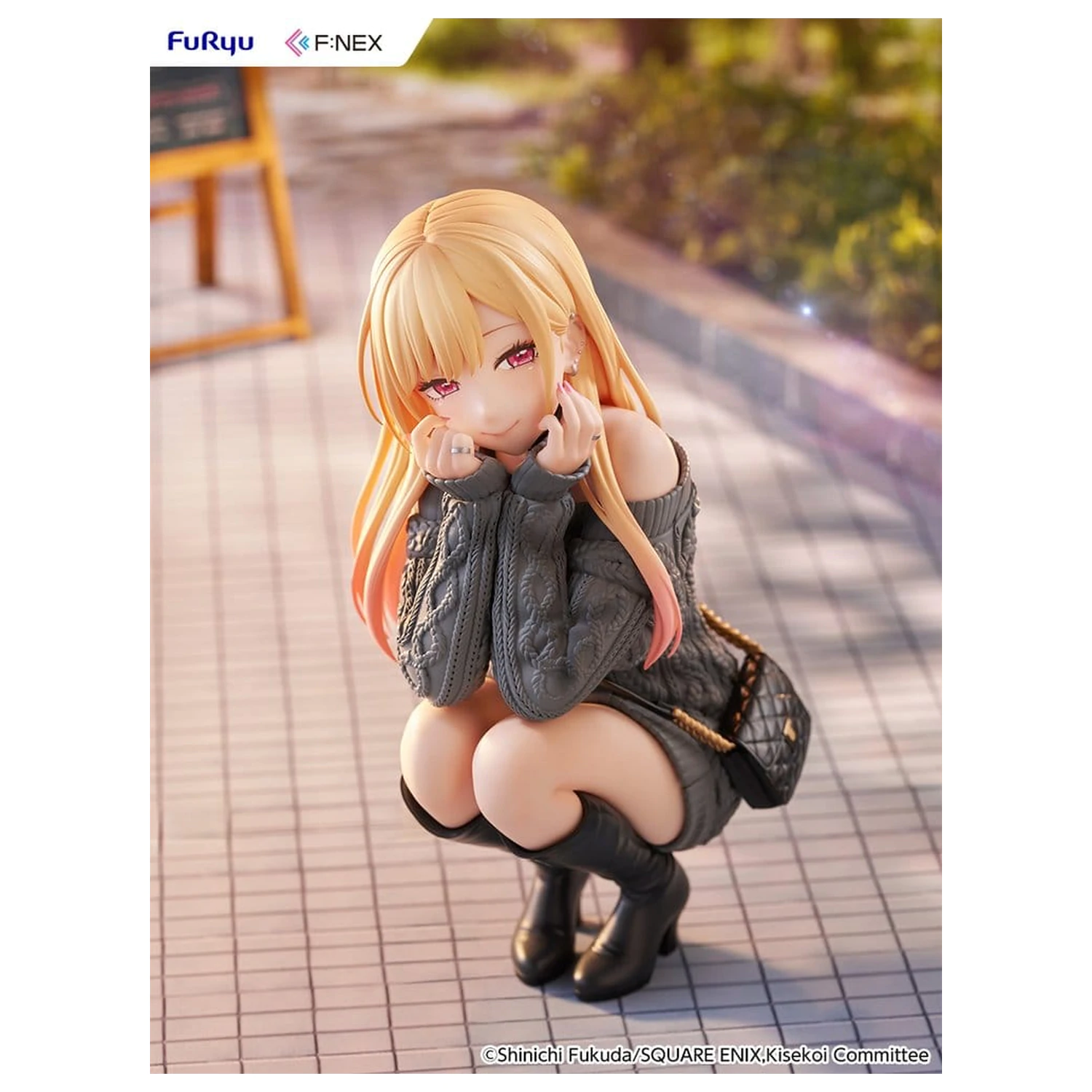 My Dress-Up Darling F:NEX PVC Figure 1/6 Marin Kitagawa knit Ver. 16 cm product photo