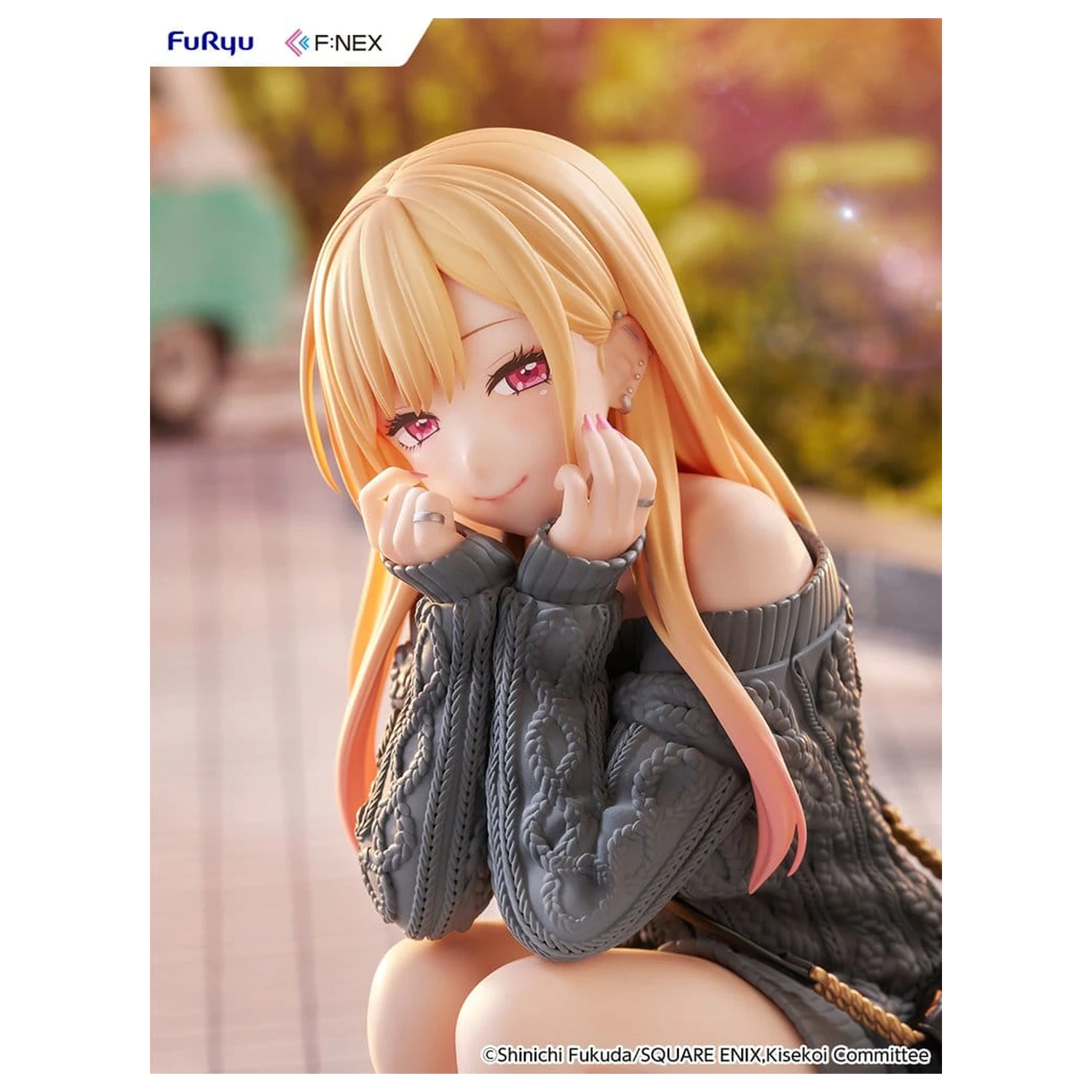 My Dress-Up Darling F:NEX PVC Figure 1/6 Marin Kitagawa knit Ver. 16 cm product photo