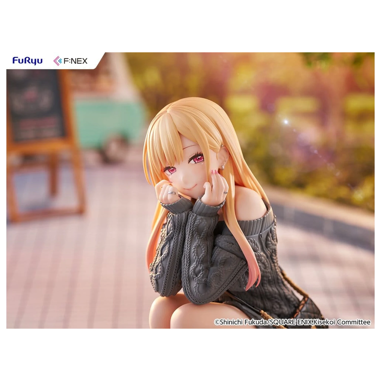 My Dress-Up Darling F:NEX PVC Figure 1/6 Marin Kitagawa knit Ver. 16 cm product photo
