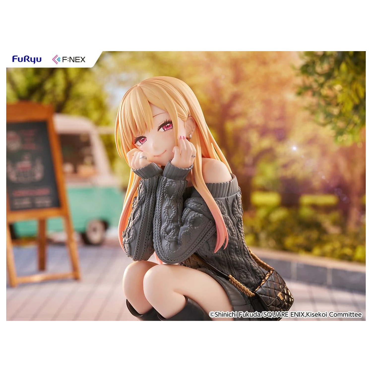 My Dress-Up Darling F:NEX PVC Figure 1/6 Marin Kitagawa knit Ver. 16 cm product photo