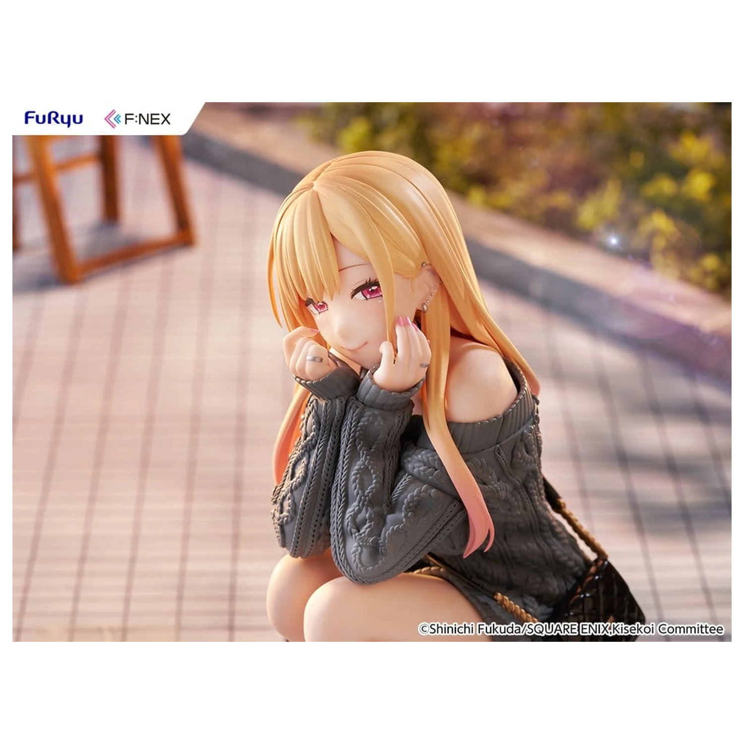 My Dress-Up Darling F:NEX PVC Figure 1/6 Marin Kitagawa knit Ver. 16 cm product photo