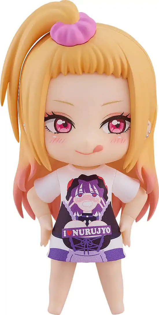 My Dress-Up Darling Nendoroid Action Figure Marin Kitagawa: Slippery Girls Full Graphic T-Shirt Ver. 10 cm product photo