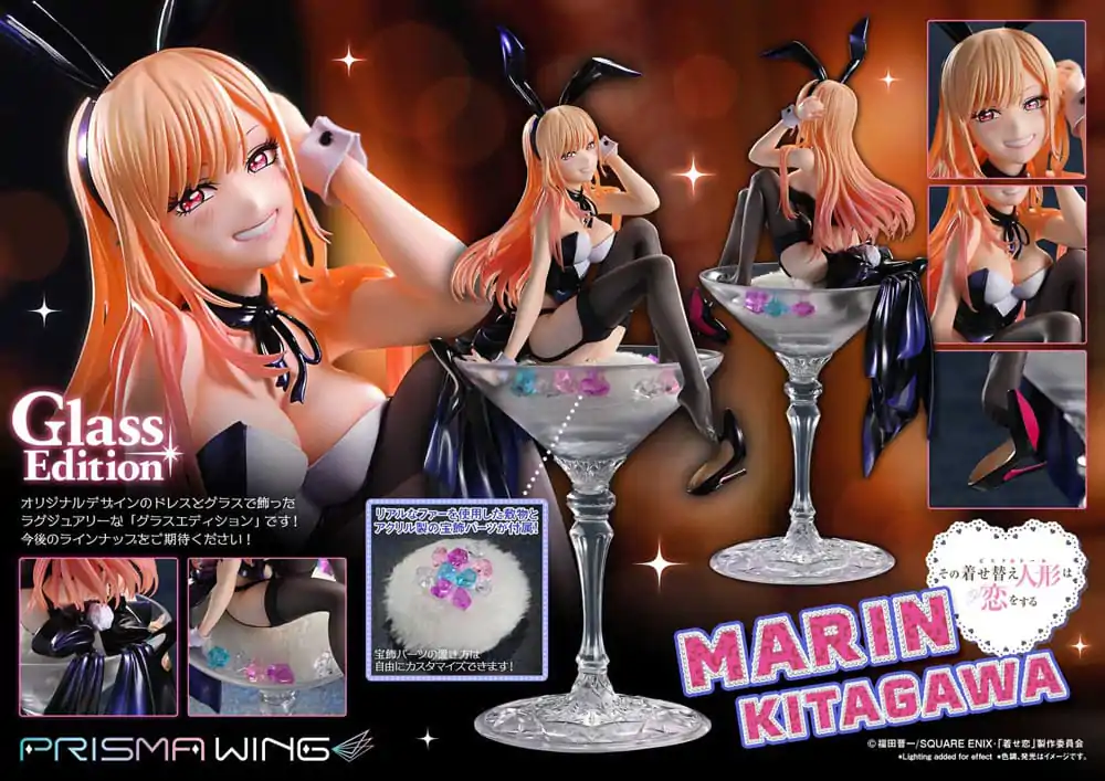 My Dress-Up Darling Prisma Wing PVC Statue 1/7 Marin Kitagawa Glass Edition 29 cm product photo