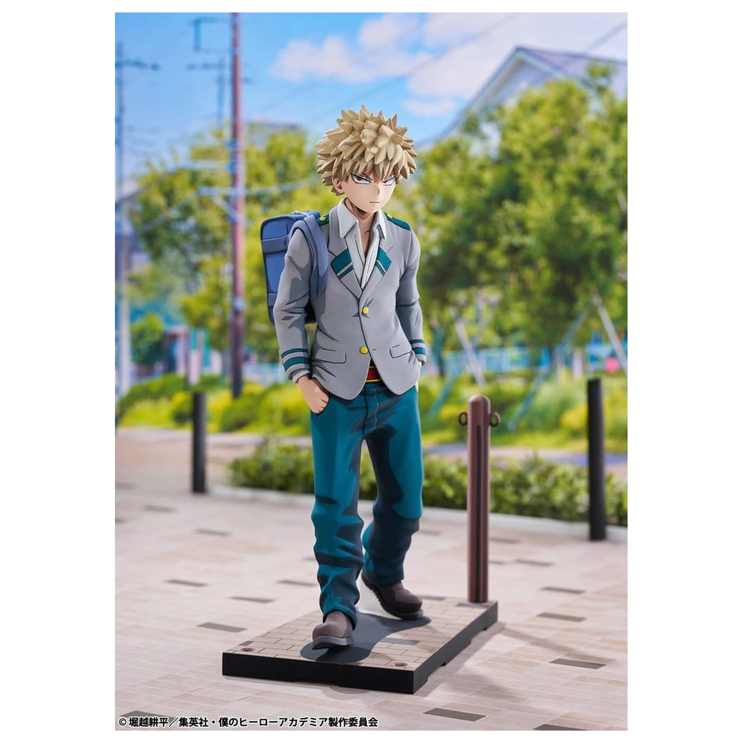 My Hero Academia PVC Figure 1/8 Katsuki Bakugo U.A. High School Uniform 2Dimensioning version 23 cm product photo