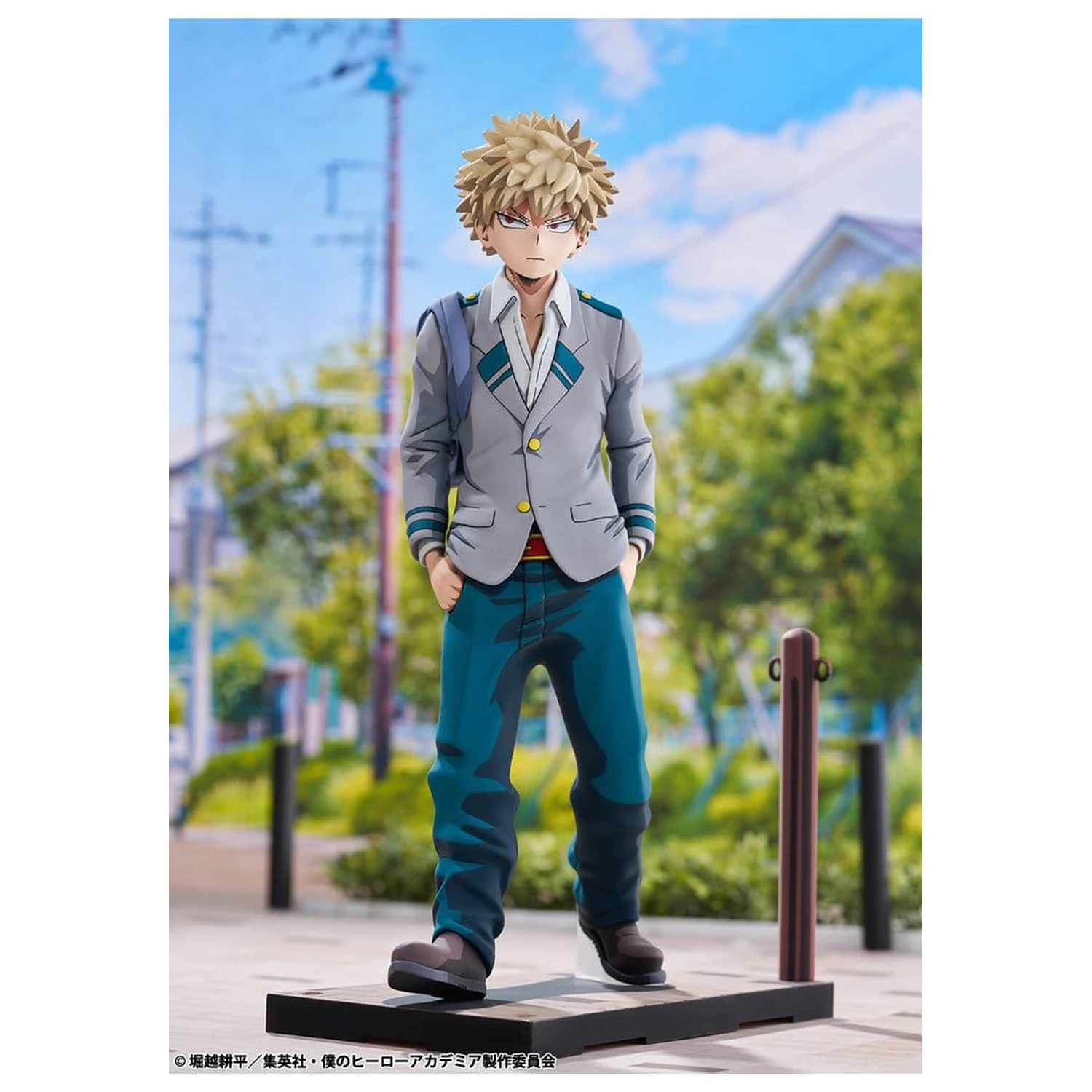 My Hero Academia PVC Figure 1/8 Katsuki Bakugo U.A. High School Uniform 2Dimensioning version 23 cm product photo