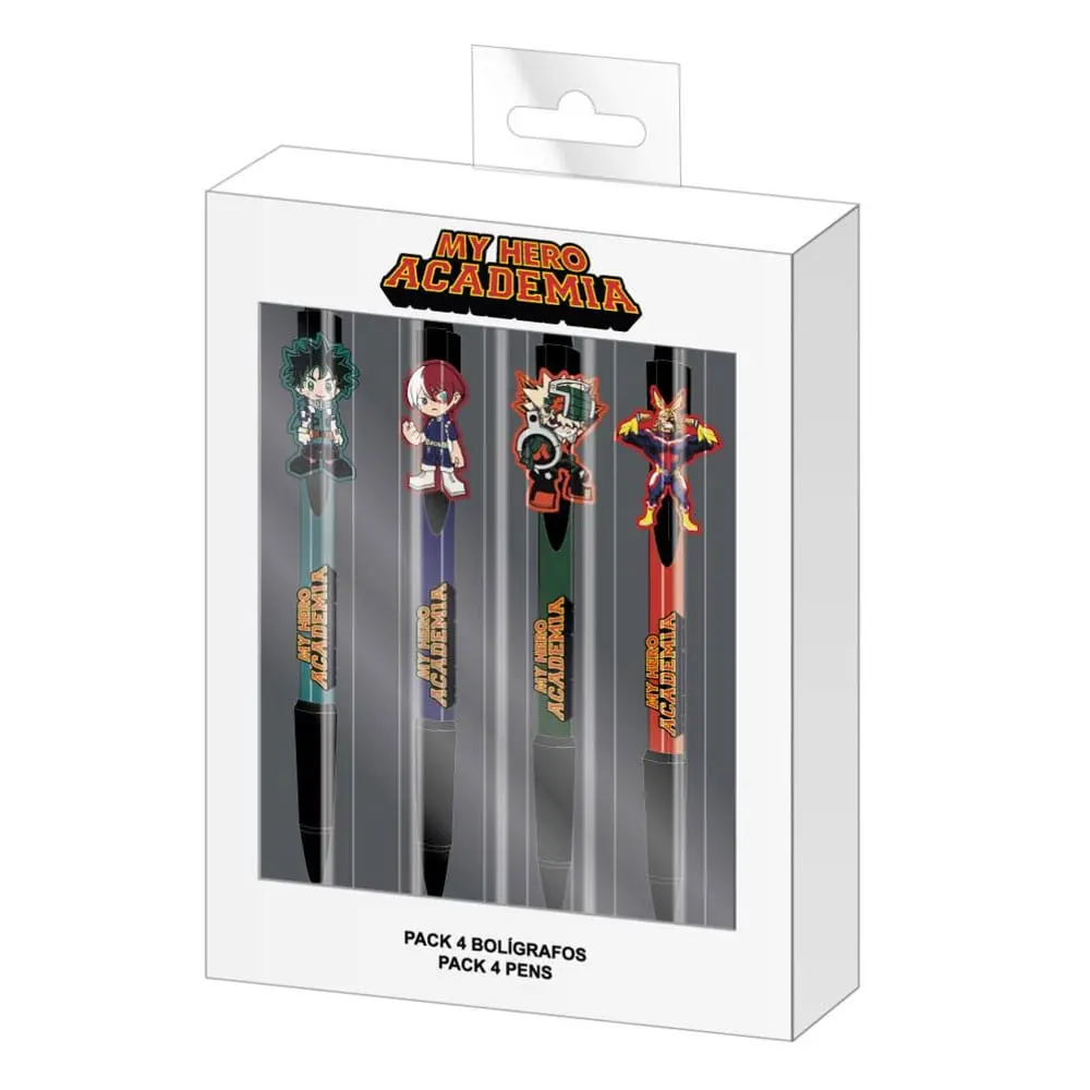 My Hero Academia ball pen 4-Pack character product photo