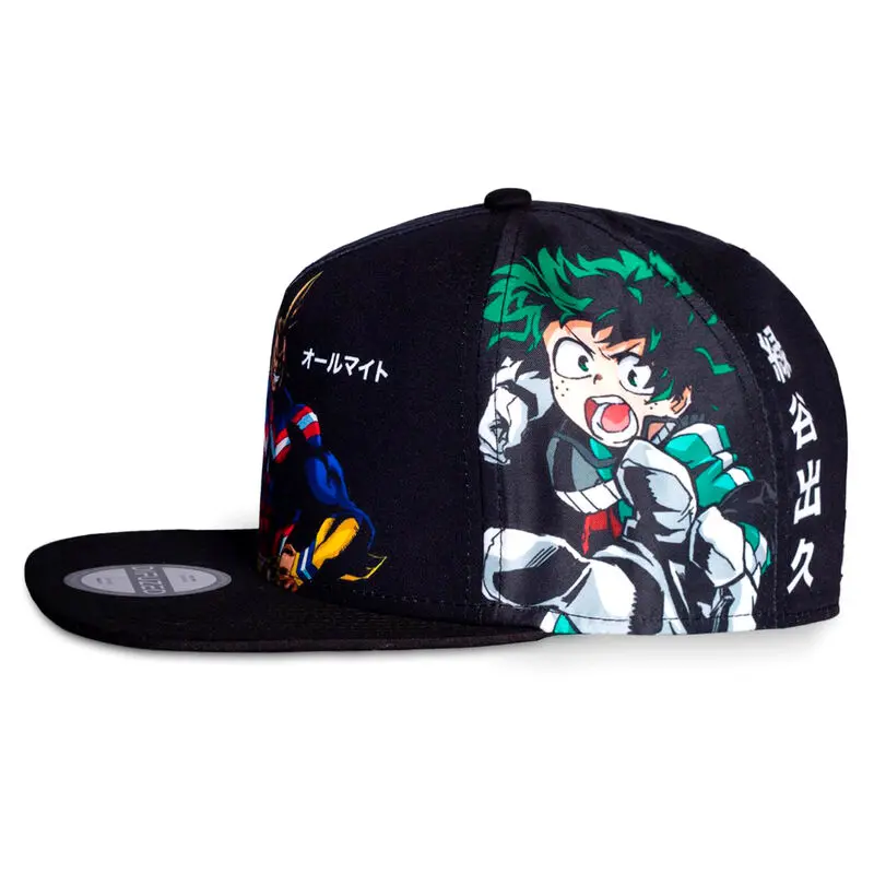 My Hero Academia Plush Snapback Cap All Might, Deku &amp; Bakugo product photo