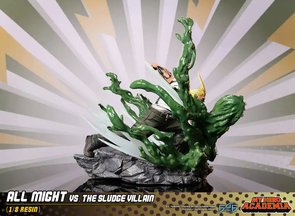 My Hero Academia Diorama All Might Vs. the Sludge Villain 30 cm product photo