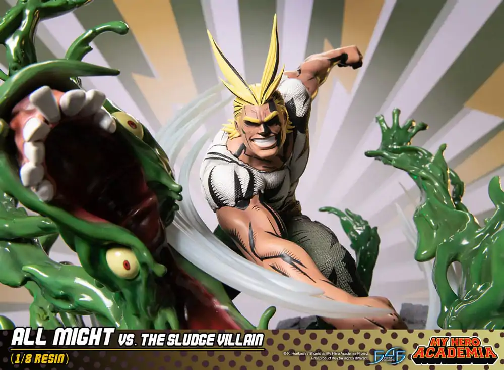 My Hero Academia Diorama All Might Vs. the Sludge Villain 30 cm product photo
