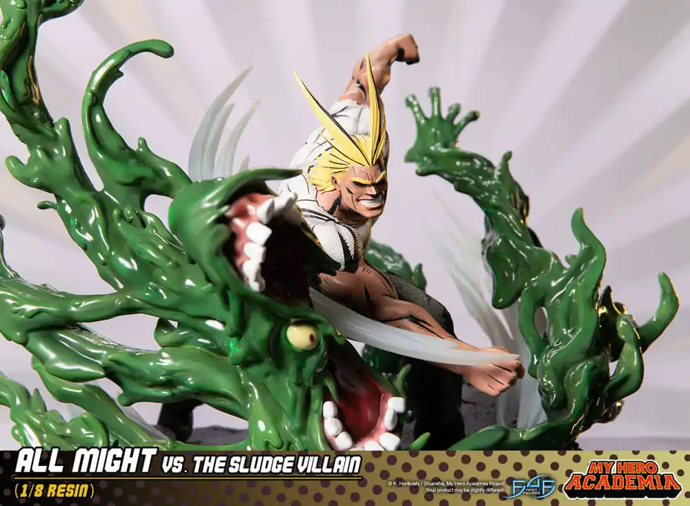 My Hero Academia Diorama All Might Vs. the Sludge Villain 30 cm product photo