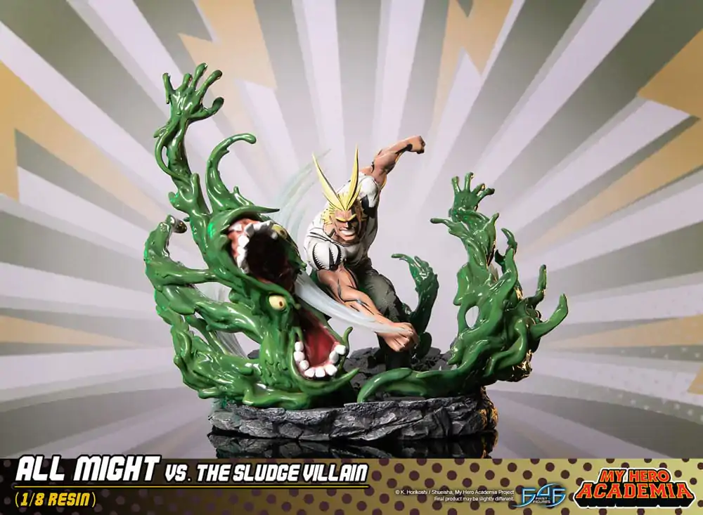 My Hero Academia Diorama All Might Vs. the Sludge Villain 30 cm product photo