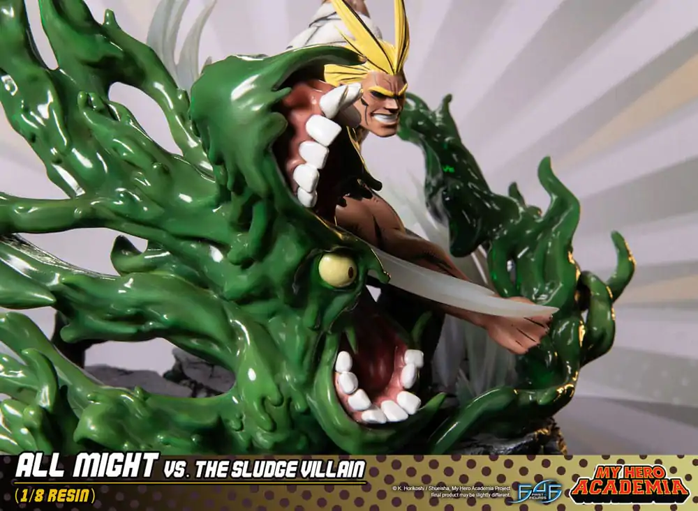 My Hero Academia Diorama All Might Vs. the Sludge Villain 30 cm product photo