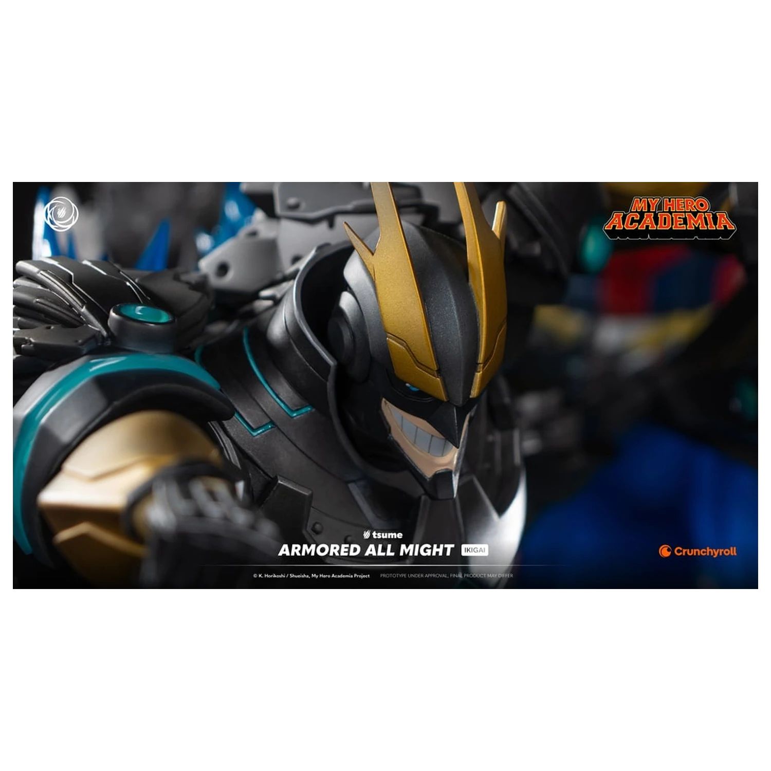 My Hero Academia Armored All Might Statue Ikigai 1/6 by Tsume 48cm product photo