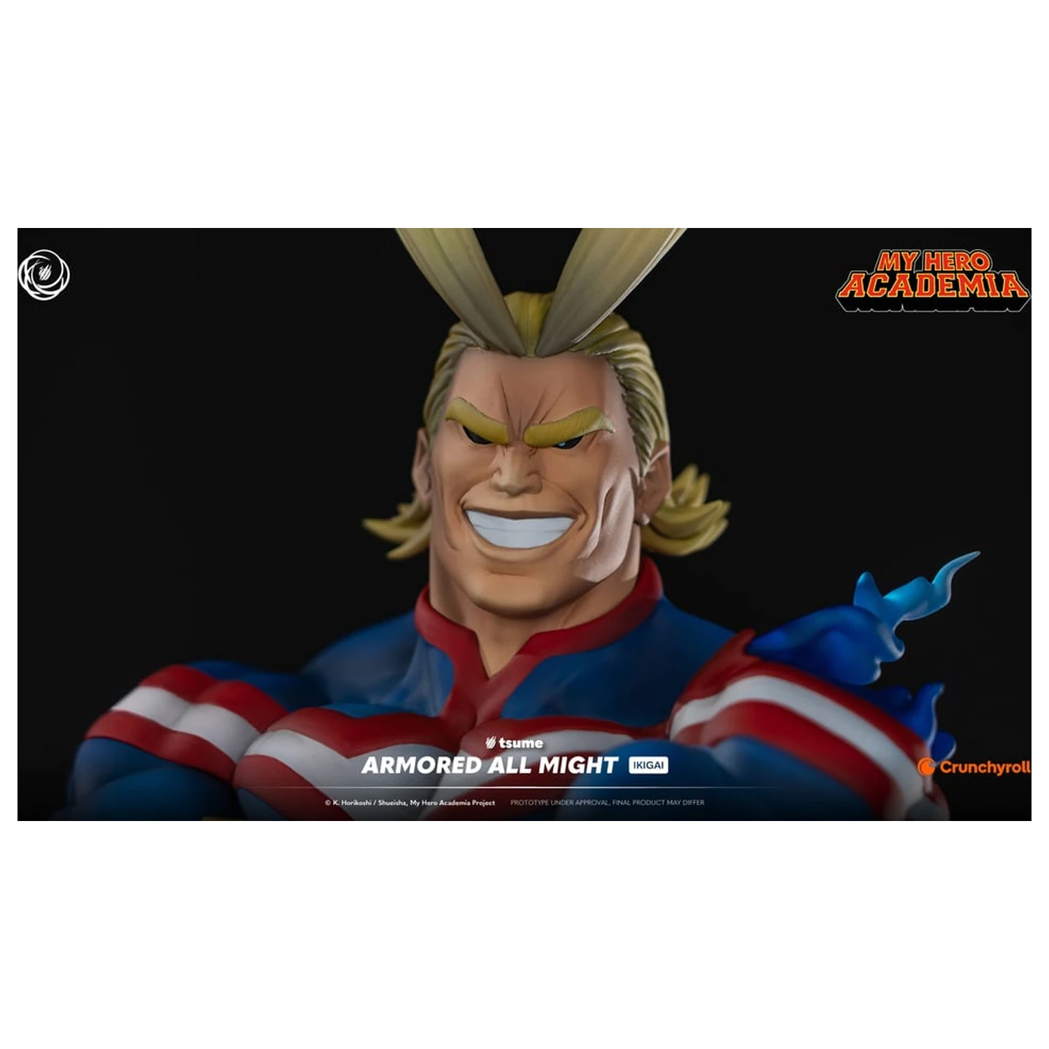My Hero Academia Armored All Might Statue Ikigai 1/6 by Tsume 48cm product photo