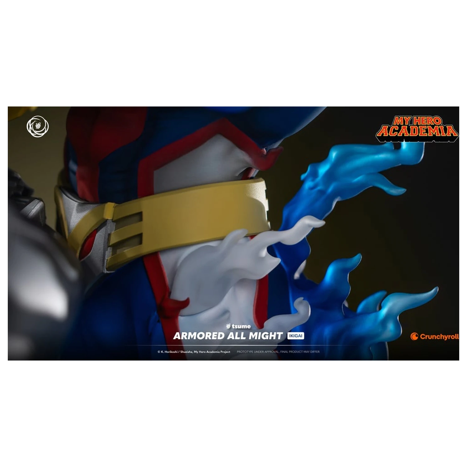 My Hero Academia Armored All Might Statue Ikigai 1/6 by Tsume 48cm product photo