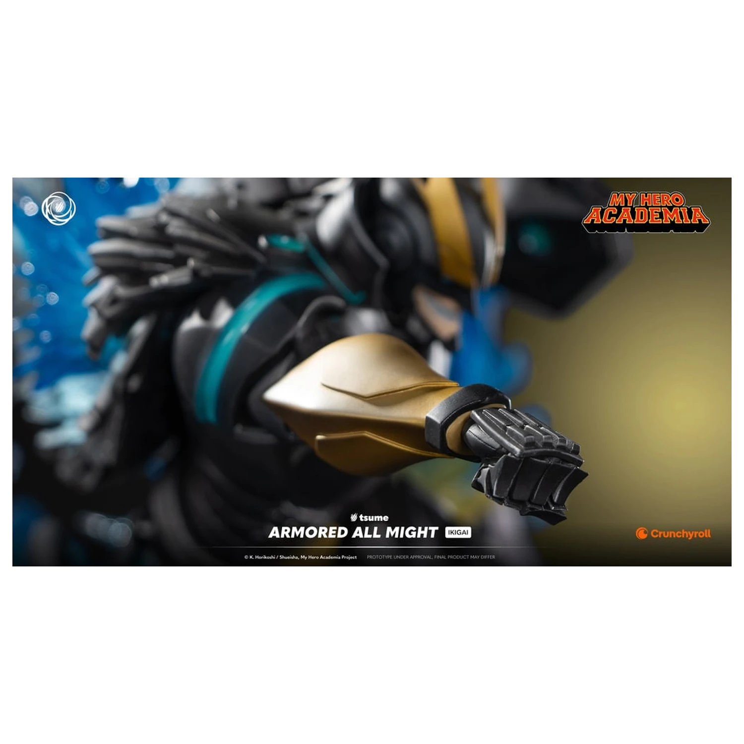 My Hero Academia Armored All Might Statue Ikigai 1/6 by Tsume 48cm product photo