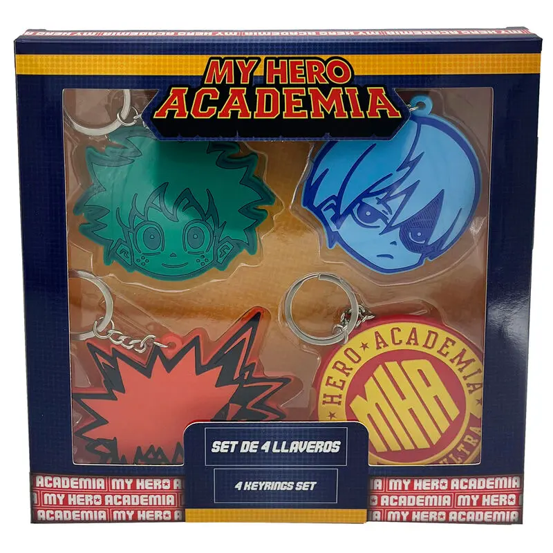 My Hero Academia set 4 keychain termékfotó