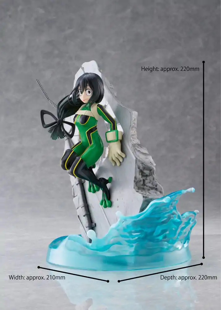 My Hero Academia Dressta PVC Statue Tsuyu Asui 22 cm termékfotó