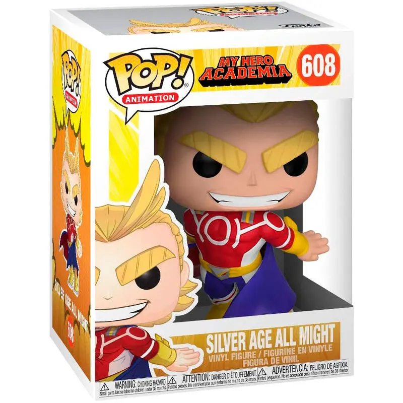 My Hero Academia POP! Animation Vinyl Figure All Might (Silver Age) 9 cm product photo